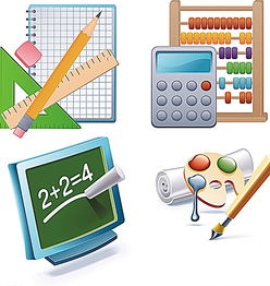 學習用品黑板設計素材 高清CDR圖片素材助力創意教學